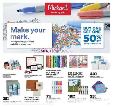 michaels craft supplies catalog.